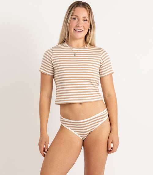 Organic Cotton Bikini - Stripe (2 Pack)